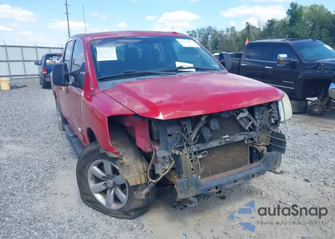 2012 Nissan Titan Sv из США, поврежденный, VIN 1N6BA0ED0CN305780